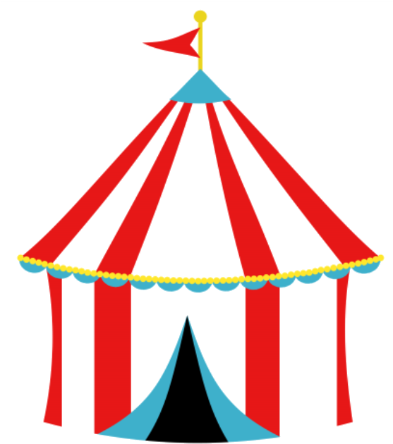 Carpa De Carnaval, Circo Clip Art - Carpa De Carnaval, Circo Clip Art (556x640)