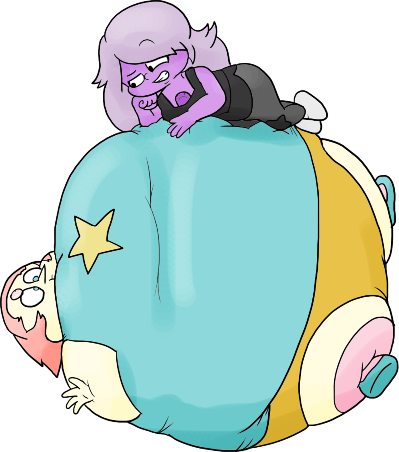 Did You Eat A Cloud Too, Pearl By Juacoproductionsarts - Pearl Steven Universe Inflated (800x906)