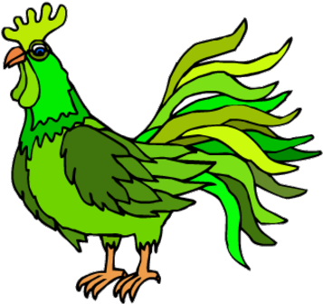 Free Spanish Language Learning Worksheets And Printables - Rooster (500x374)
