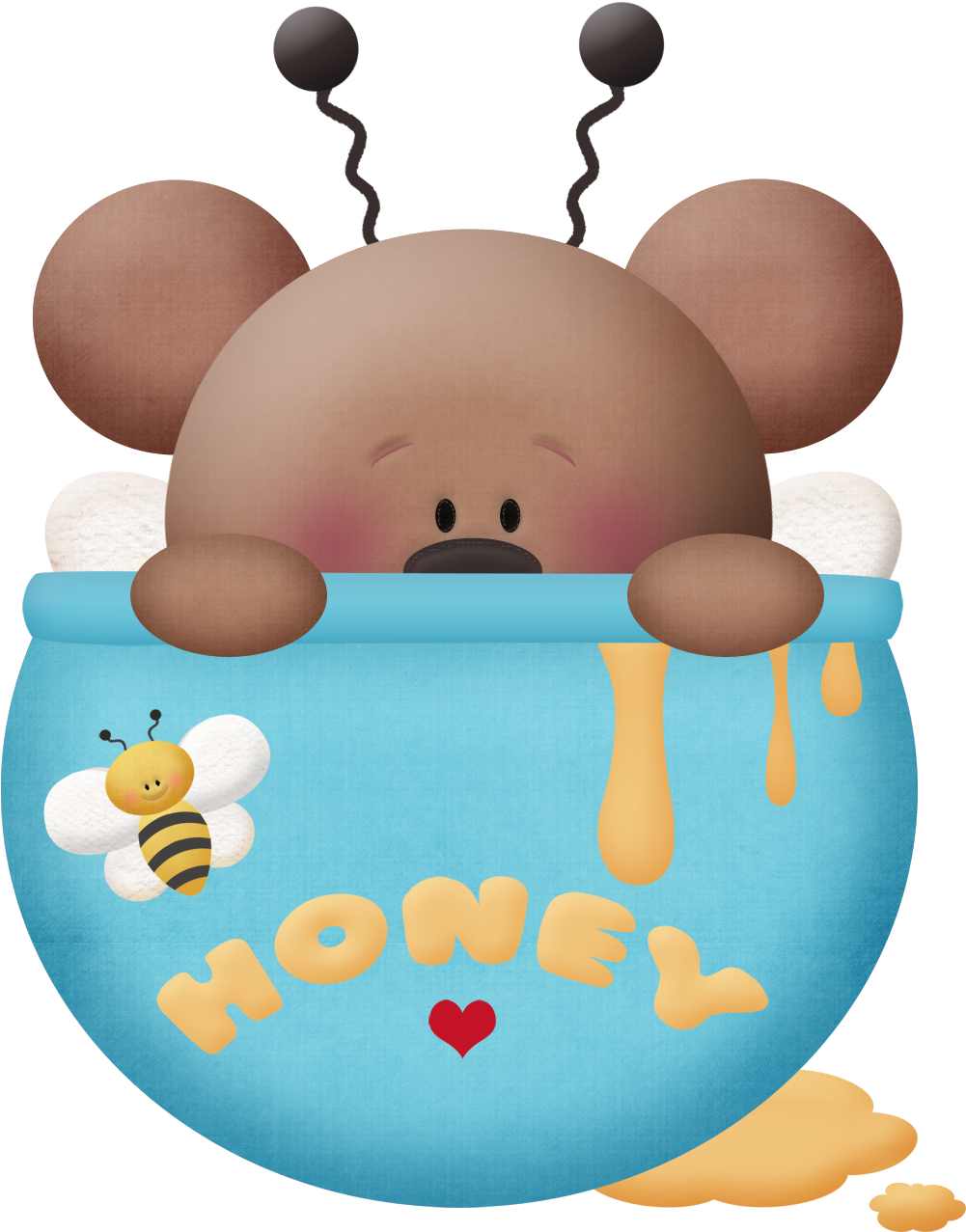 Homey Teddy Bear Cluip Art - Clip Art (1000x1300)