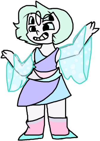 Pearl And Lapis Fusion By Cordeliale - Pearl And Lapis Fusion By Cordeliale (500x500)