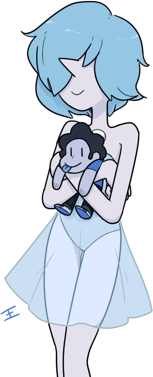 Blue Pearl - Blue Diamond Steven Universe Anime (541x818)