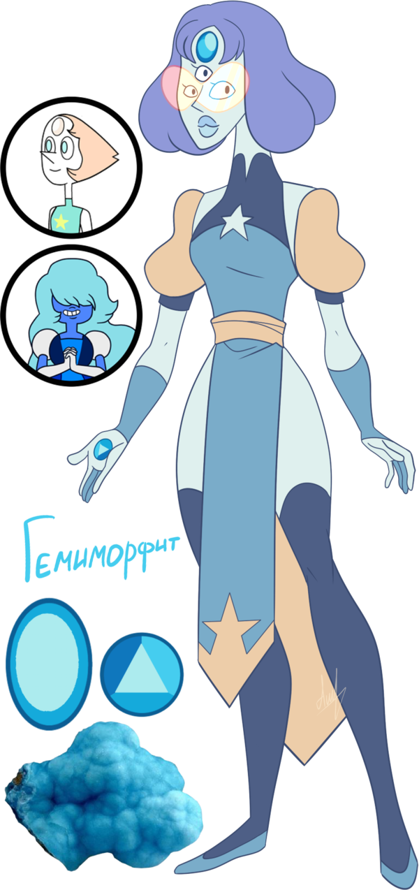 Sapphire And Pearl - Steven Universe Fusiones Fan (600x1274)