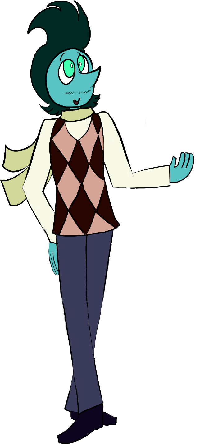 He Is A Pearl Of Holly Blue's And If He Ever Lived - Cartoon (800x1500)