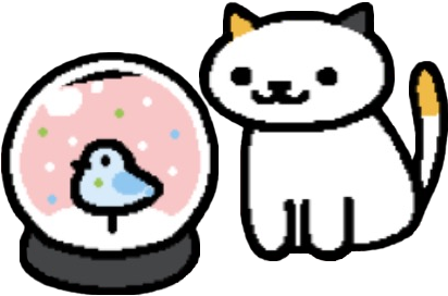 Dottie With The Snow Globe - Neko Atsume Cats Peaches (520x416)