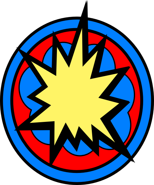 Superhero Printables Pow - Superhero Pow Clipart (498x598)