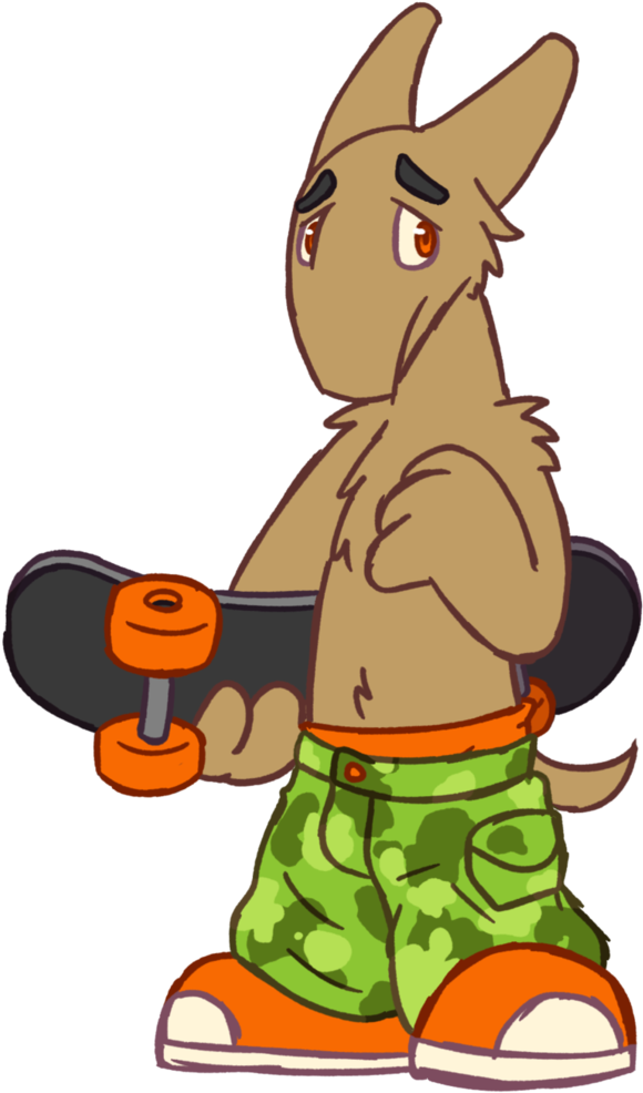 Shy Skateboard Monster By Goronic - Skateboard Monster (773x1033)