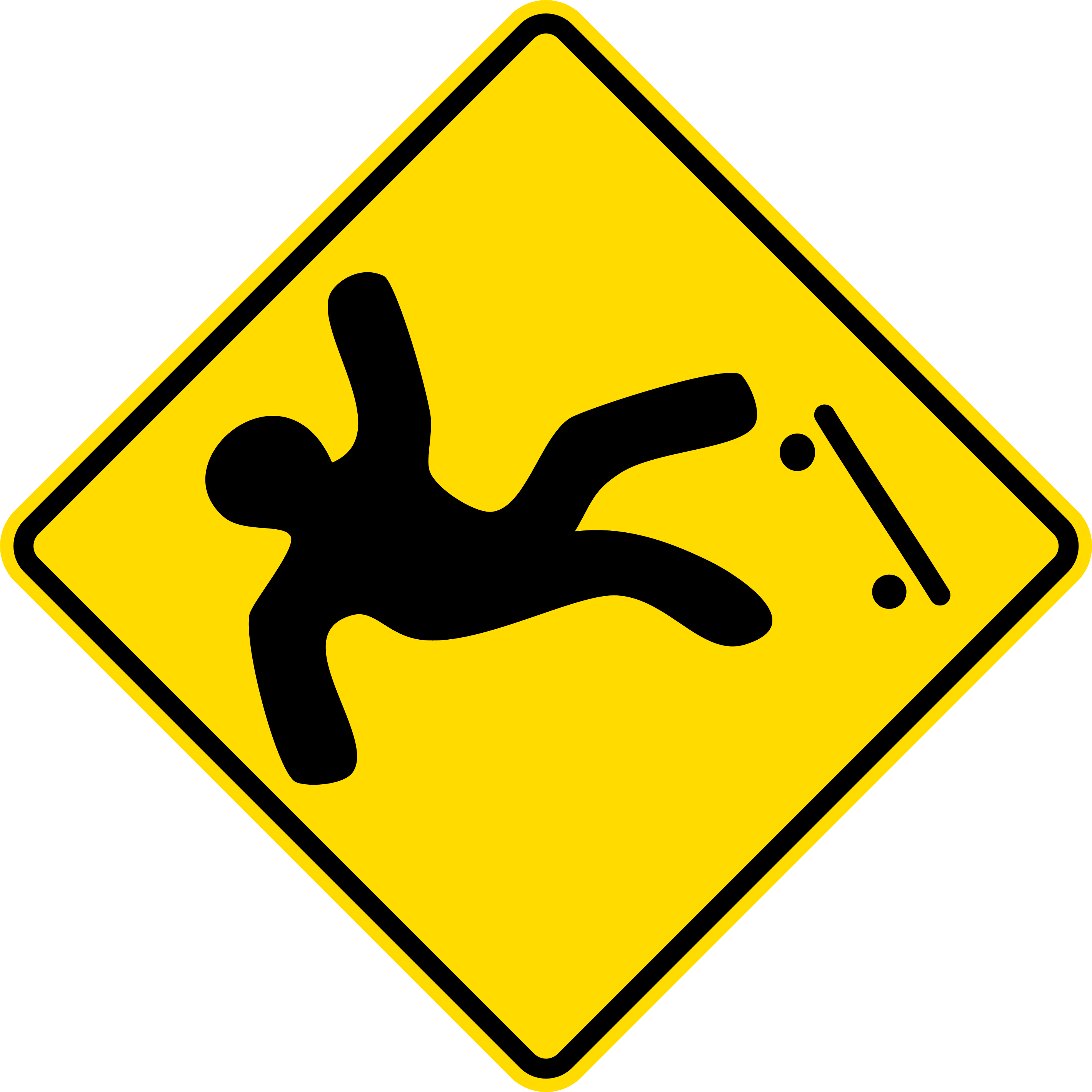 Truck Road Sign (2839x2839)