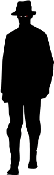 Man With Red Eyes - Silhouette (213x574)