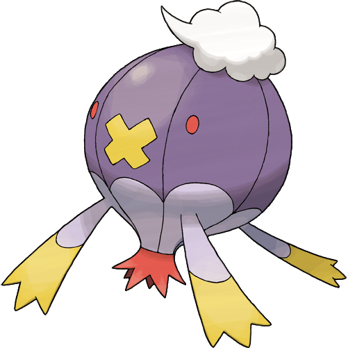 The Poké Flute Replaces The Poké Ride Feature From - Pokemon Drifblim (501x501)