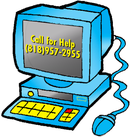 Call For Help Desktop - Computer Clipart (500x457)