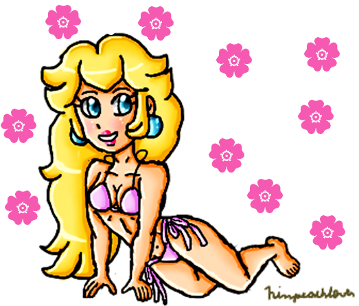 Pin-up Peach By Ninpeachlover - Pin-up Model (562x491)