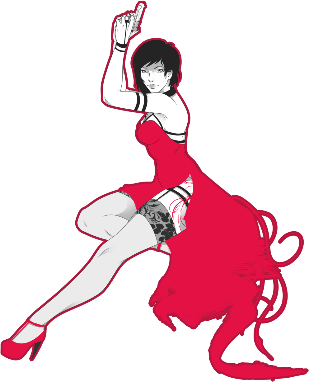 Ada Wong Pin-up By Mcrmorbid - Illustration (1024x1448)