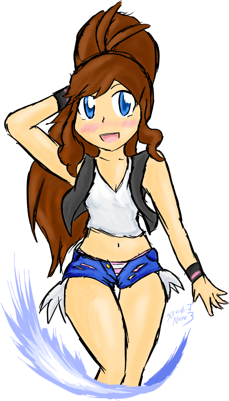 Pin Up By Xero J - Cartoon (1024x1655)