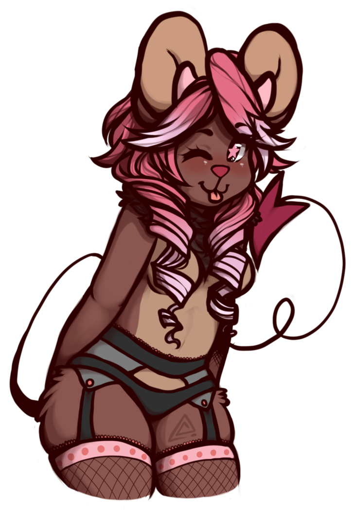 [com] Cute Furry Pin Up By Operahouseghost - Cute Furry Art Styles (735x1088)