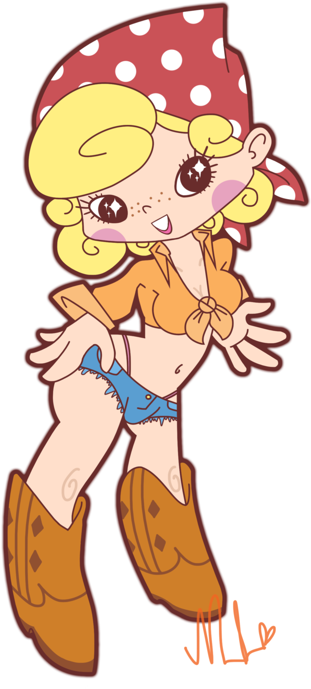 Country Girl Pin-up By Maplelipgloss - Cartoon (800x1405)