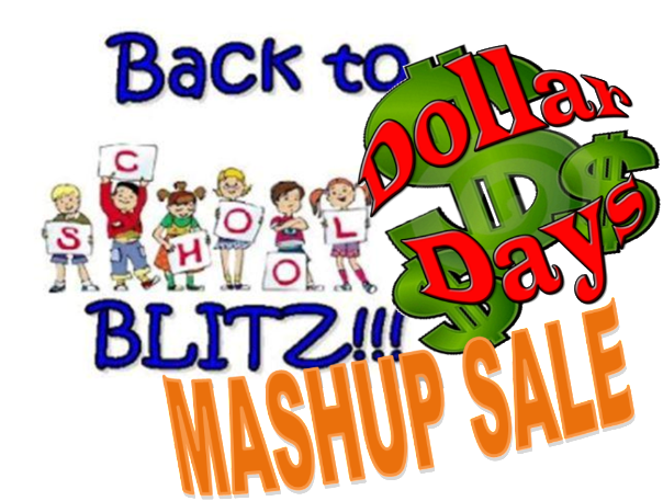 Back To School Blitz With Dollar Days - Cartoon (640x463)