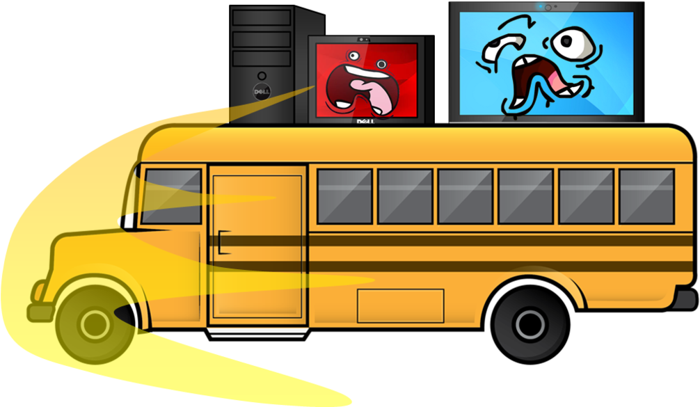 Bus By Piggy Ham Bacon - School Bus (1024x591)