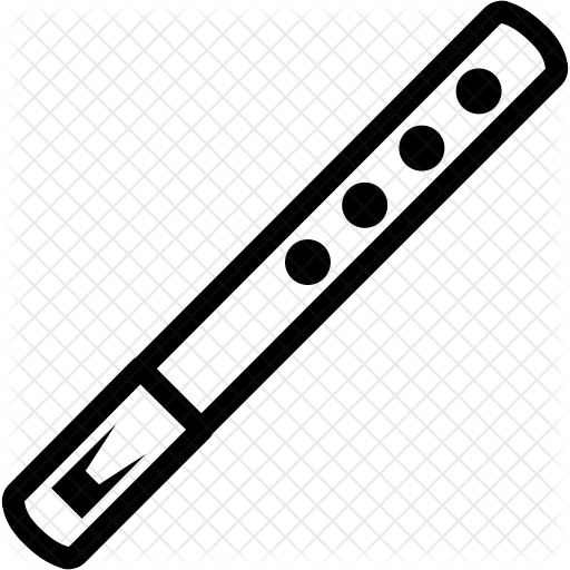 Flute Icon - Vector Graphics (512x512)