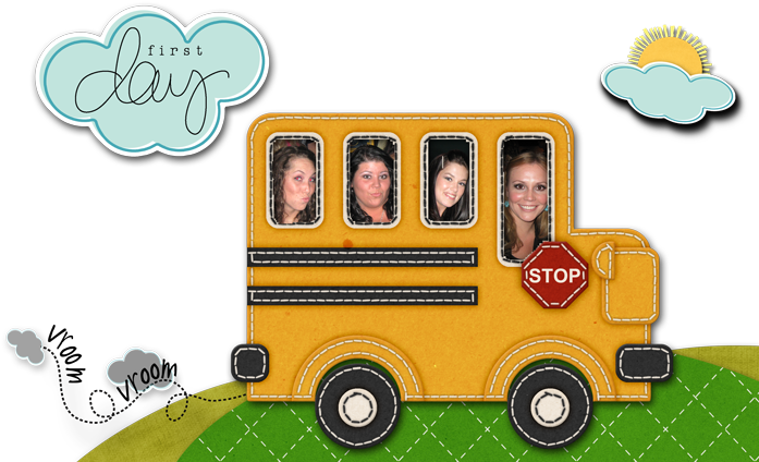 School Days Cluster Frame - Cartoon (700x438)