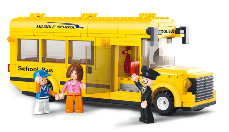 Sluban School Bus M38-b0507 - Sluban School Bus (500x343)