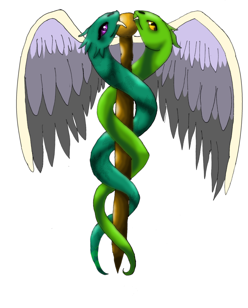 Caduceus -wip By Dragonwhisper23 - Cartoon (802x996)