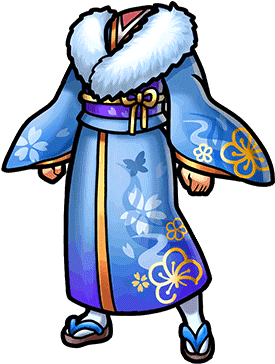 Gear-blue New Year's Kimono Render - New Year's Kimono (380x380)