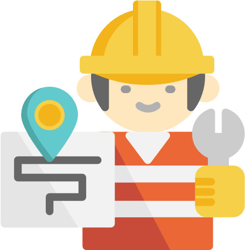 Worker Free Icon - Icone Segurança Do Trabalho (512x512)