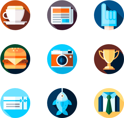 Fathers Day - Flat Color Icon (600x564)