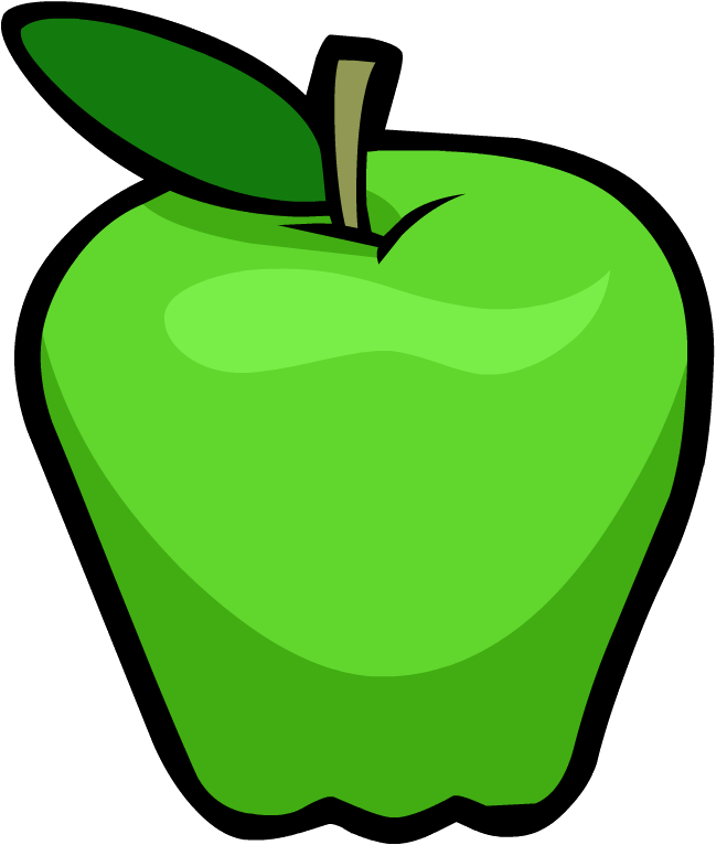 Image Smoothie Smash Green Apple Png Club Penguin Wiki - Granny Smith (649x766)