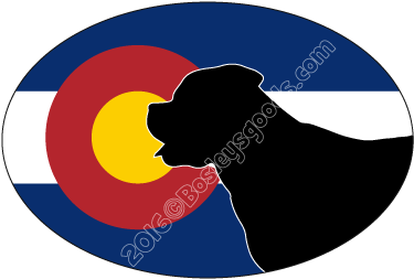 I Love My Colorado Mastiff Sticker Oval - I Love My Colorado Mastiff Sticker Oval (396x396)