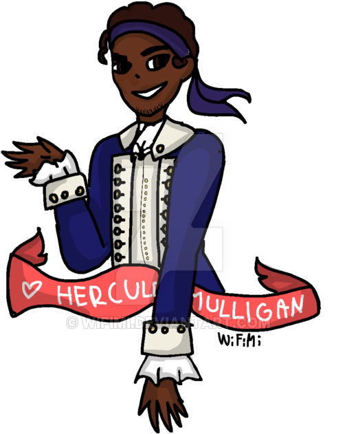 Hercules Mulligan By Wifimi - Cartoon (600x646)