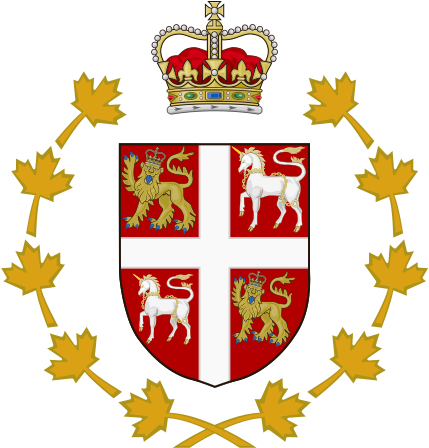 Badge Of The Lieutenant Governor Of Newfoundland And - Lieutenant Governor Of Ontario (437x457)
