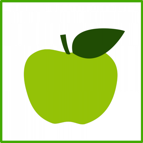 Green Apple Png Download - Green Apple Icon Png (500x500)
