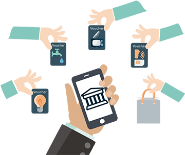 The Banking Industry Has Come Of Modern Age, New-age - Mobile Banking Icon Png (359x359)