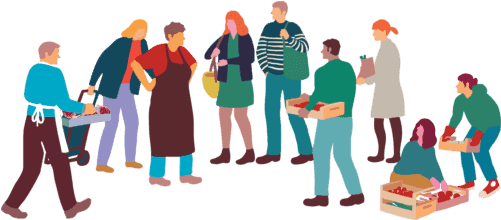 The Collection Happens At A Local Venue Where Customers - Food Assembly (500x390)