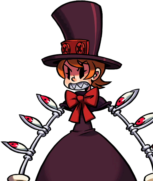 Peacock Clipart Angry - Angry Peacock Skullgirls (558x647)