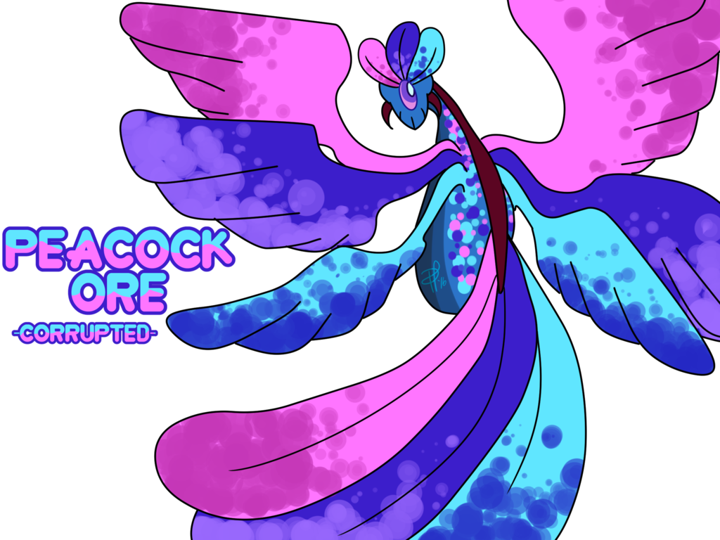 Corrupted But Beautiful - Peacock Ore Steven Universe (1024x768)