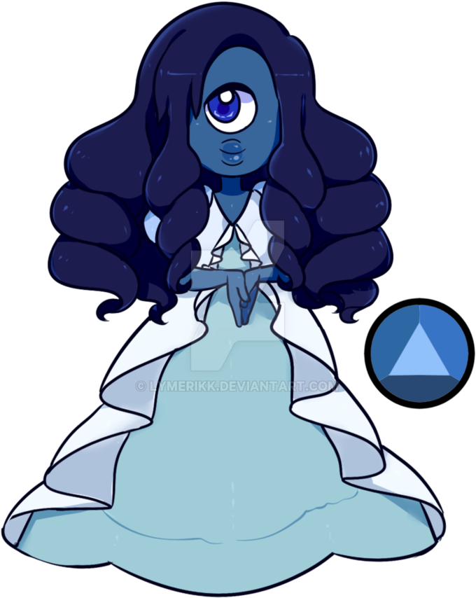 Peacock Sapphire By Lymerikk - Steven Universe Sapphiresona (883x904)