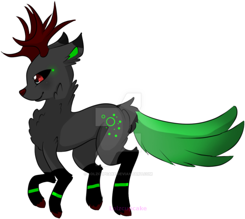 Deer Peacock Adopt Closed By Lolzcupcake - Cartoon (894x894)