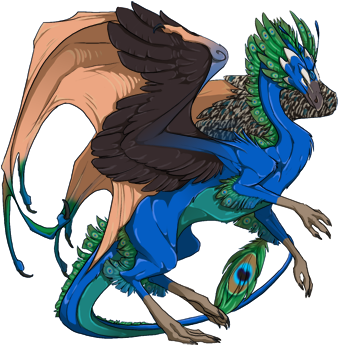 Peacock Female Skydancer Skin By Zaira Wolfe - Amethyst Dragon Shower Curtain (350x350)