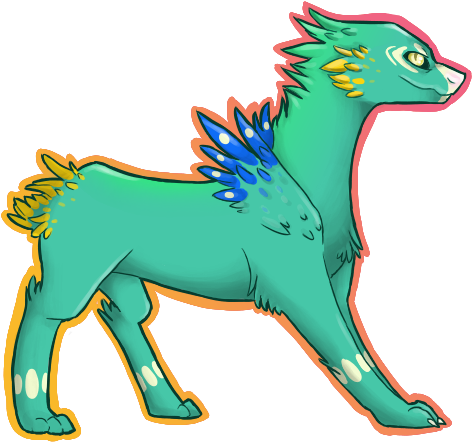 Peacock Dragon By Whalekitty44 - Illustration (700x600)