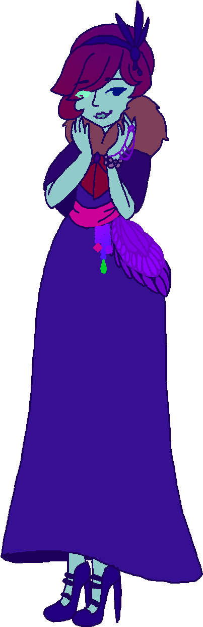 Peacock Topaz - Cartoon (800x1280)