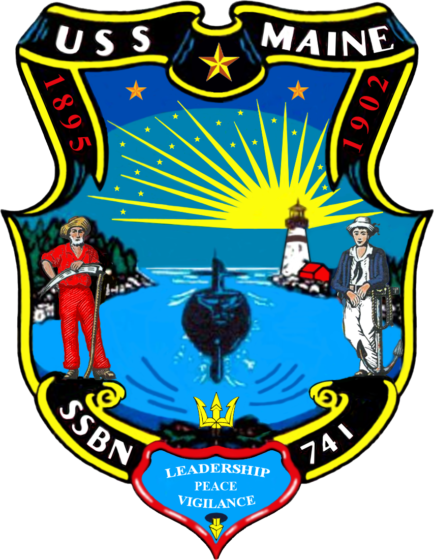 Town Motto - Rumford - Uss Maine Ssbn 741 (854x1102)