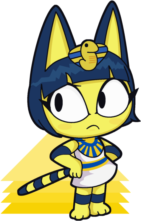 Queen Of The Town By The-driz - Ankha Animal Crossing Fanart (508x750)