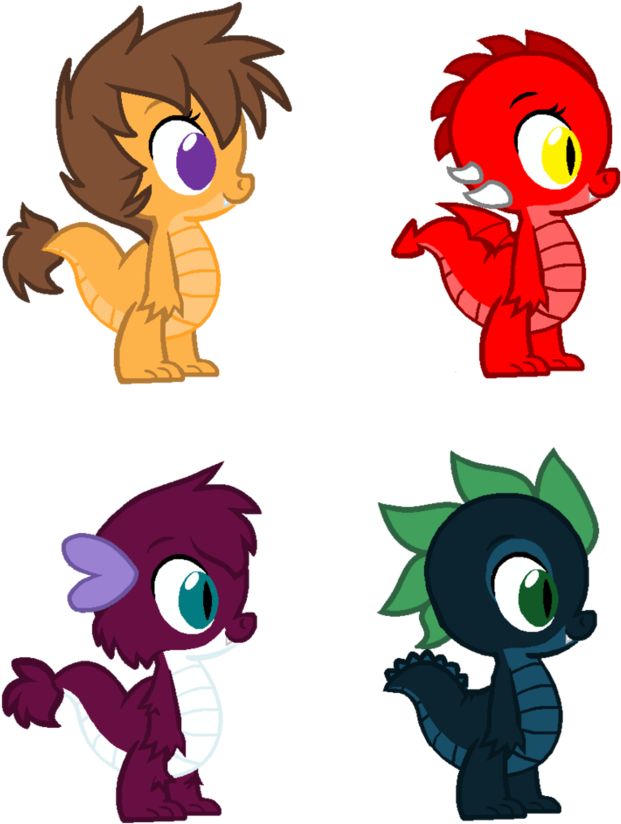 Baby Dragon Adopts 5 Points Each By Autistic-zydrate - Cartoon (831x962)