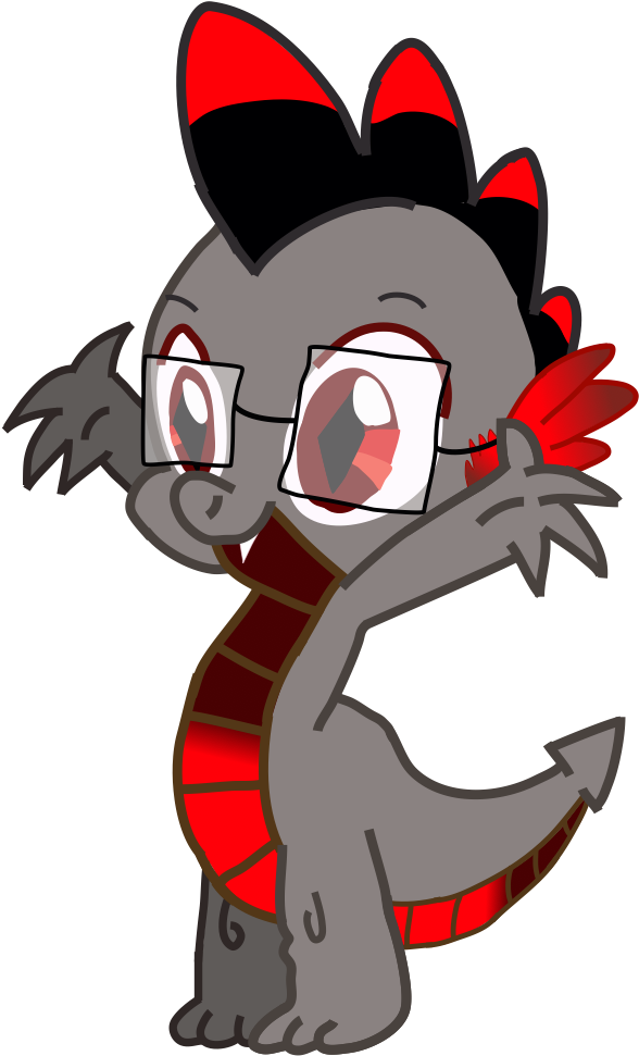 Moe As Baby Dragon By Ripped-ntripps - Cartoon (768x1024)