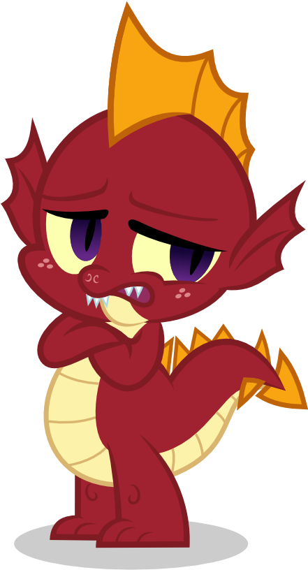 Punzil504, Baby Dragon, Cropped, Dragon, Garble, Safe, - Sunset Shimmer (454x854)