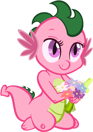 Queencold, Baby Dragon, Butterfly, Dragon, Dragoness, - Flame (440x600)