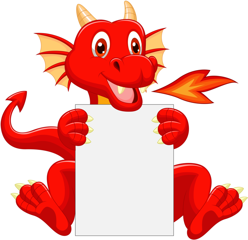 Фото, Автор Soloveika На Яндекс - Cute Red Dragon Cartoon (800x778)